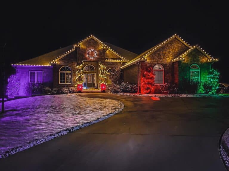 Outdoor lighting install