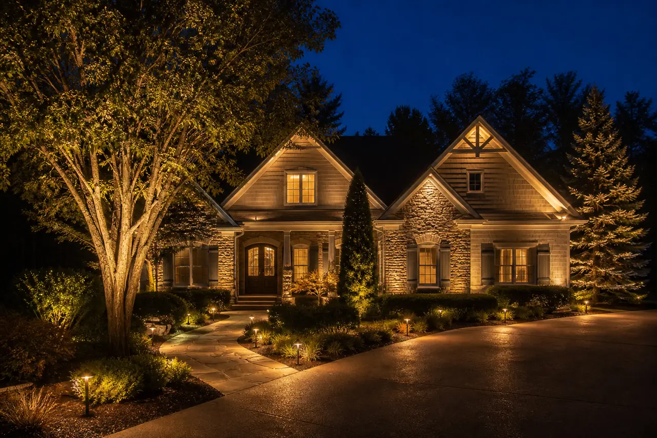 Pathway and garden landscape lighting